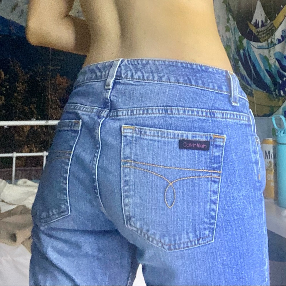 vintage calvin klein low rise jeans